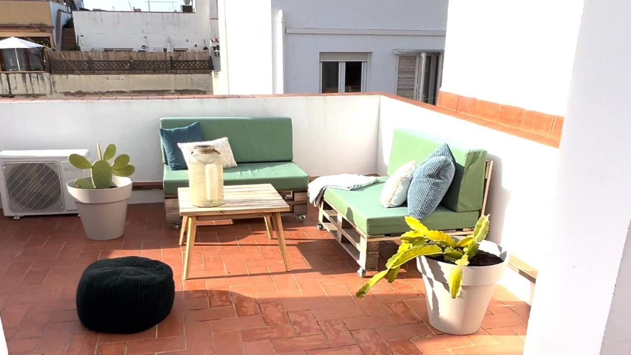 Amazing 2 Bedroom Apartment With Big Sun Terrace Sitges Centre Beach Exterior foto
